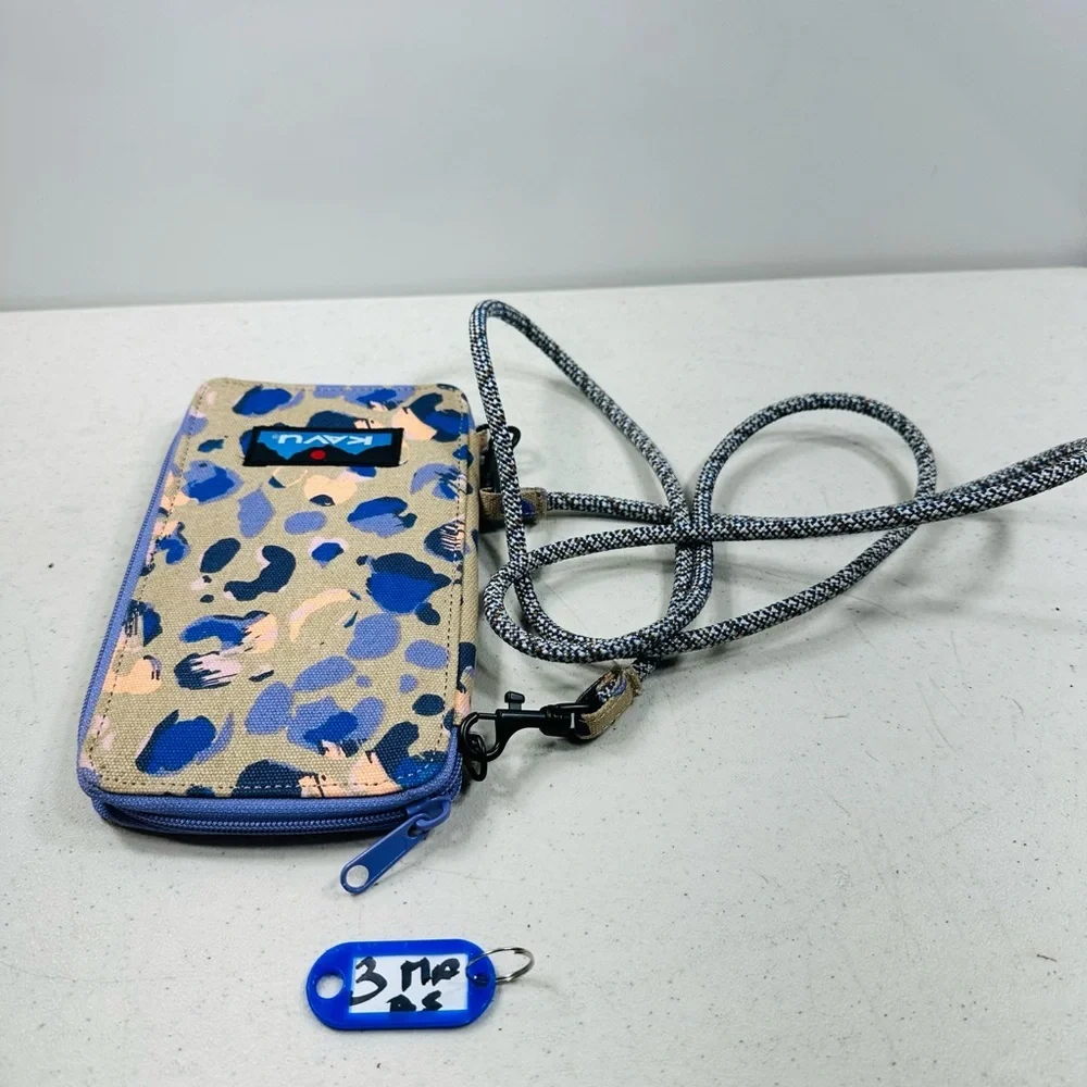 KAVU Go Time Wallet ~ Blue Panthera